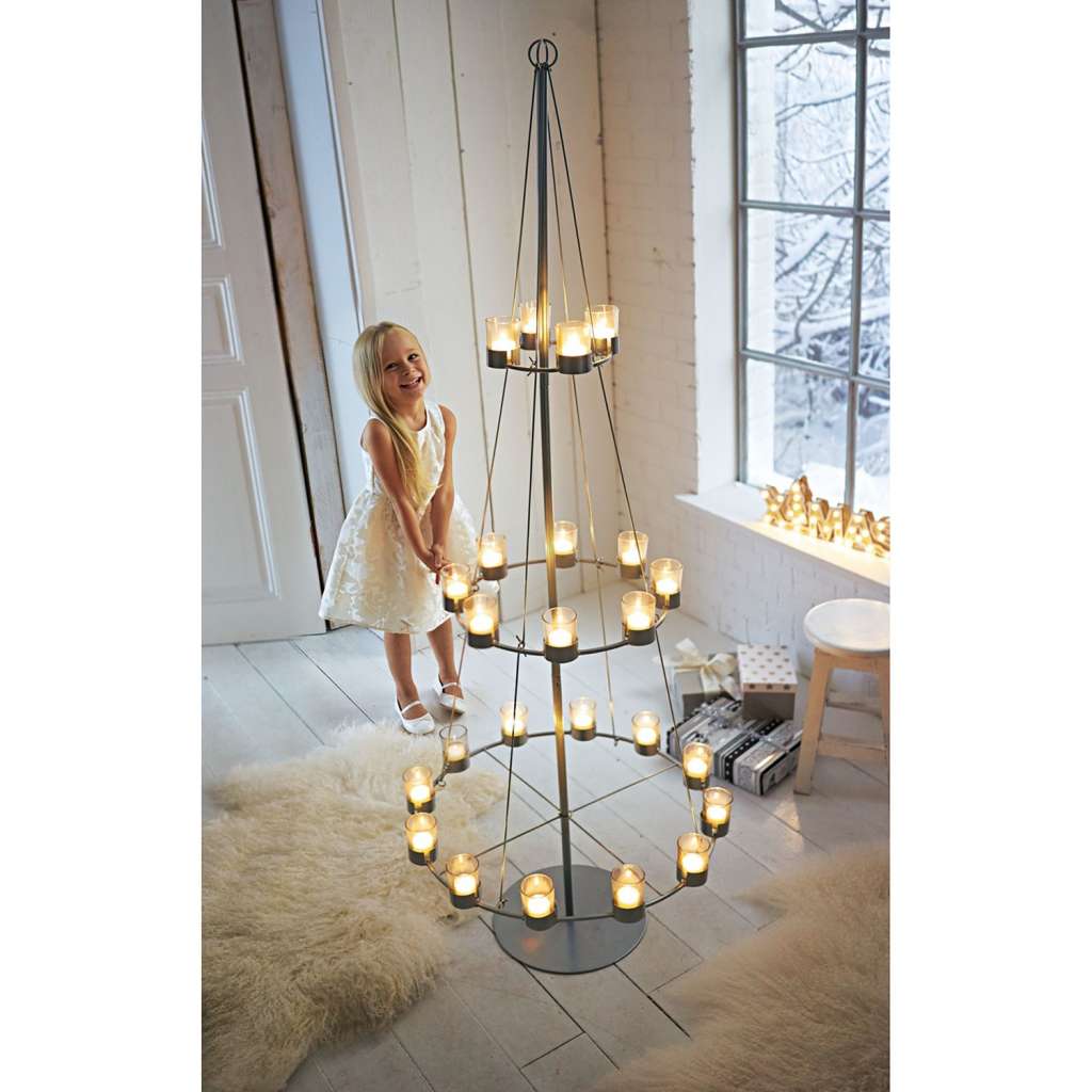 home24 Teelichthalter Christbaum