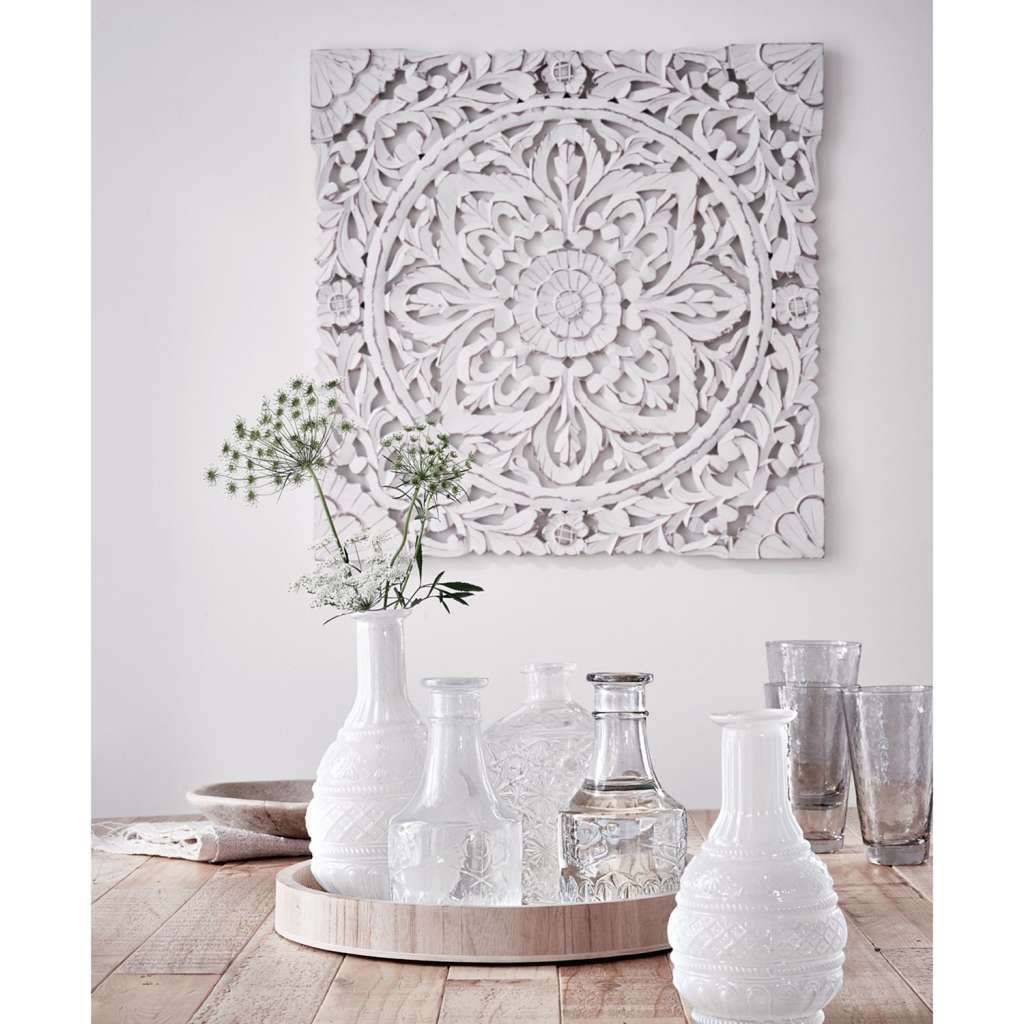 home24 Wanddekoration Holz-Ornamentik