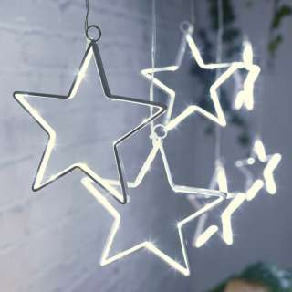 home24 LED-Lichterkette Sterne