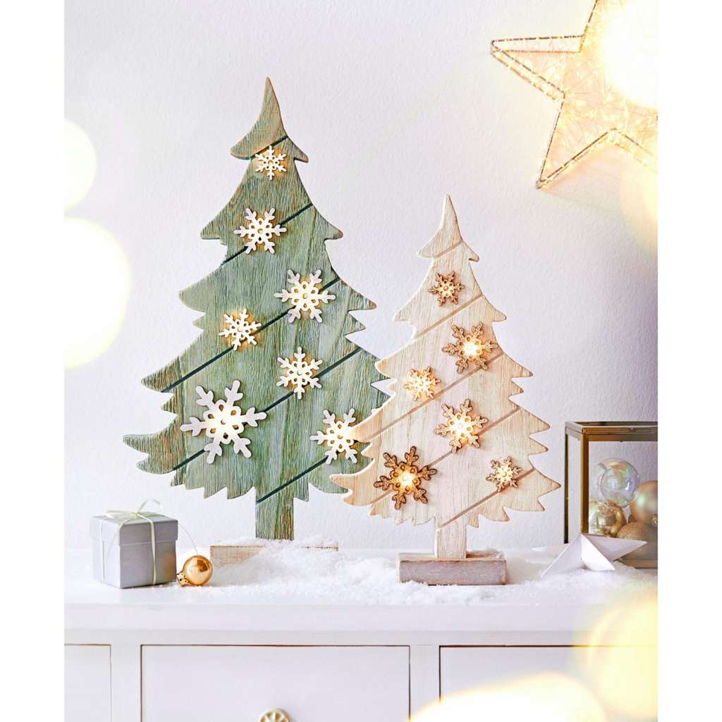 home24 LED-Objekt Tannen (2-teilig)