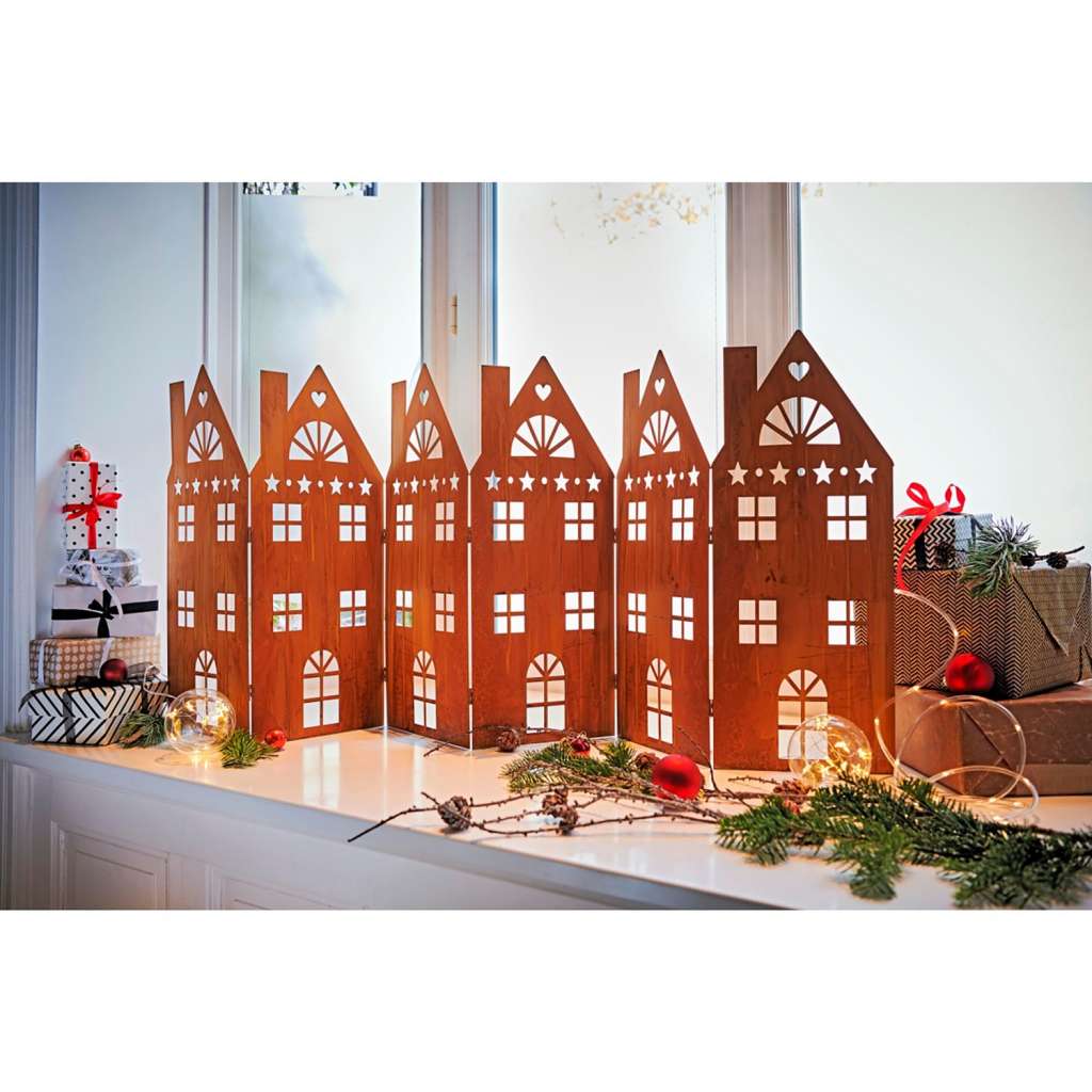 home24 Dekoobjekt Häuserreihe Amsterdam