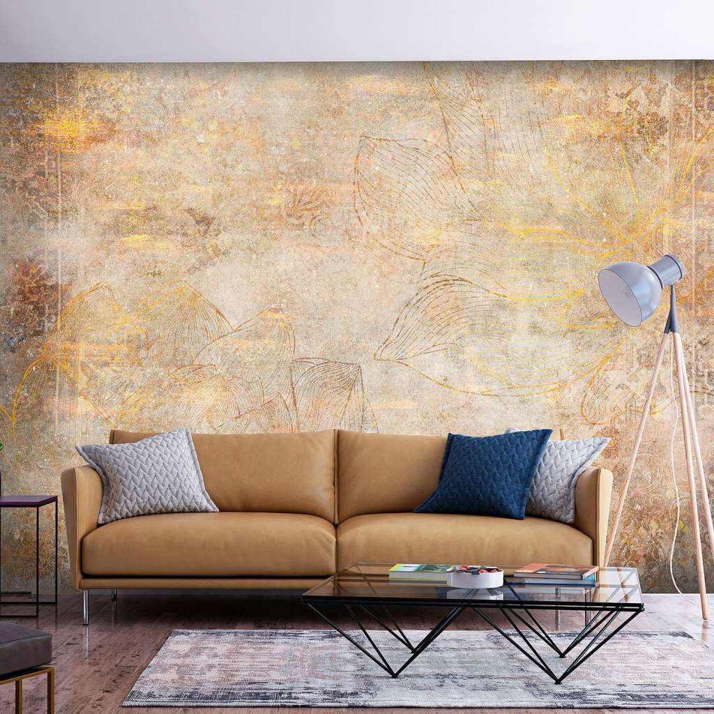 home24 Vlies Fototapete Golden Etude