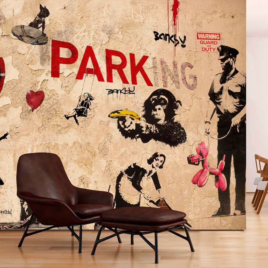 home24 Vlies Fototapete Banksy Range of Variety