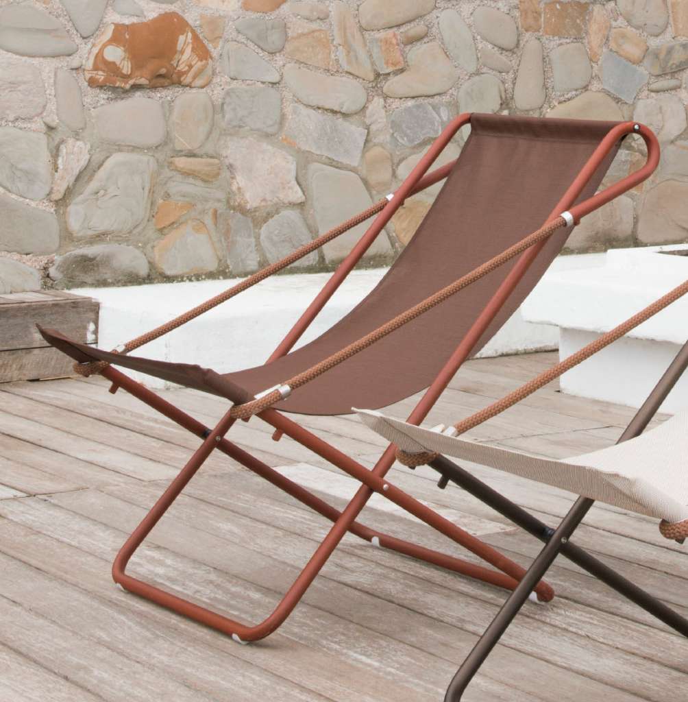 Emu - Vetta Liegestuhl - corten/rost - outdoor