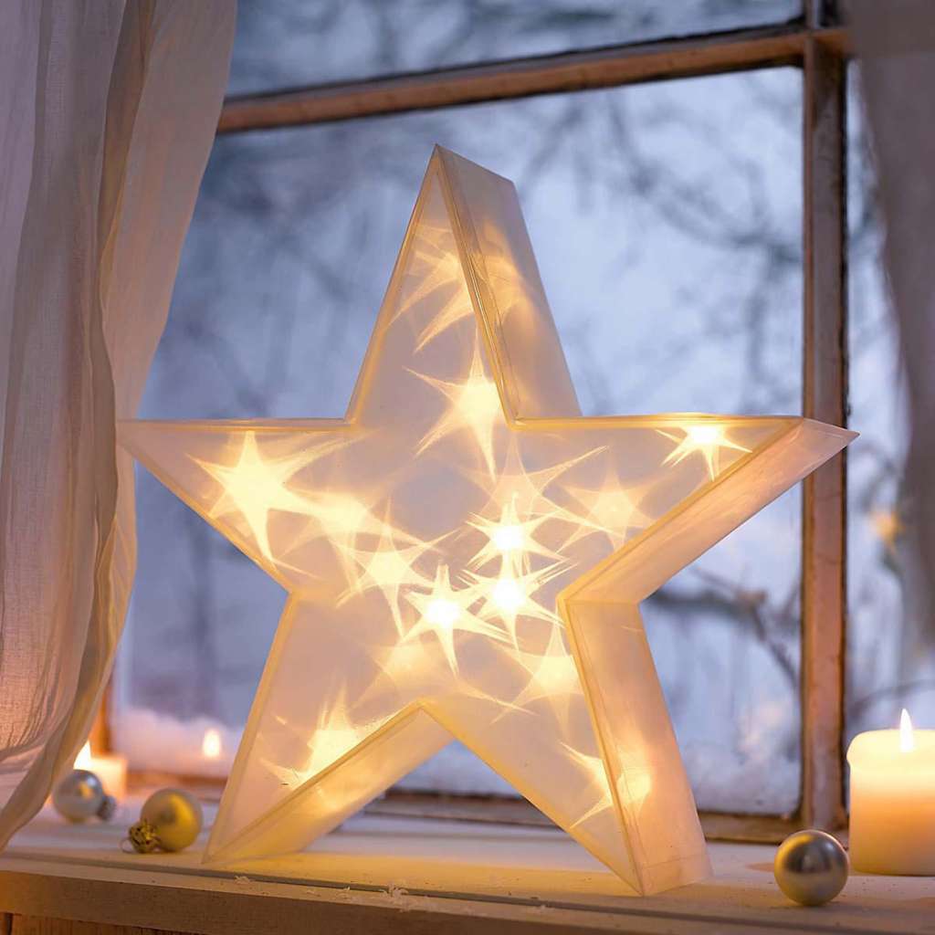 home24 LED-Dekoobjekt 3D-Stern