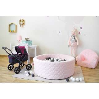 home24 Bällebad Soft Cosy Heart Rosa