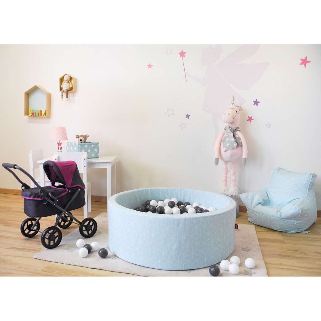 home24 Bällebad Soft Geo Cube Mint