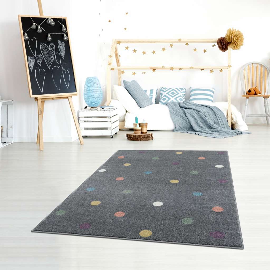 home24 Kinderteppich Wheel I