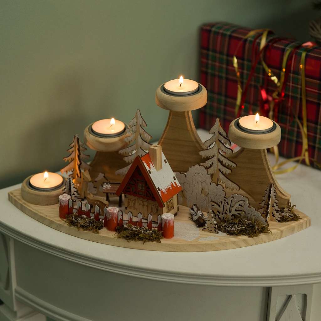 home24 Dekoobjekt Winterszene