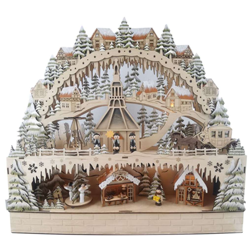 home24 LED-Dekofigur Schwibbogen