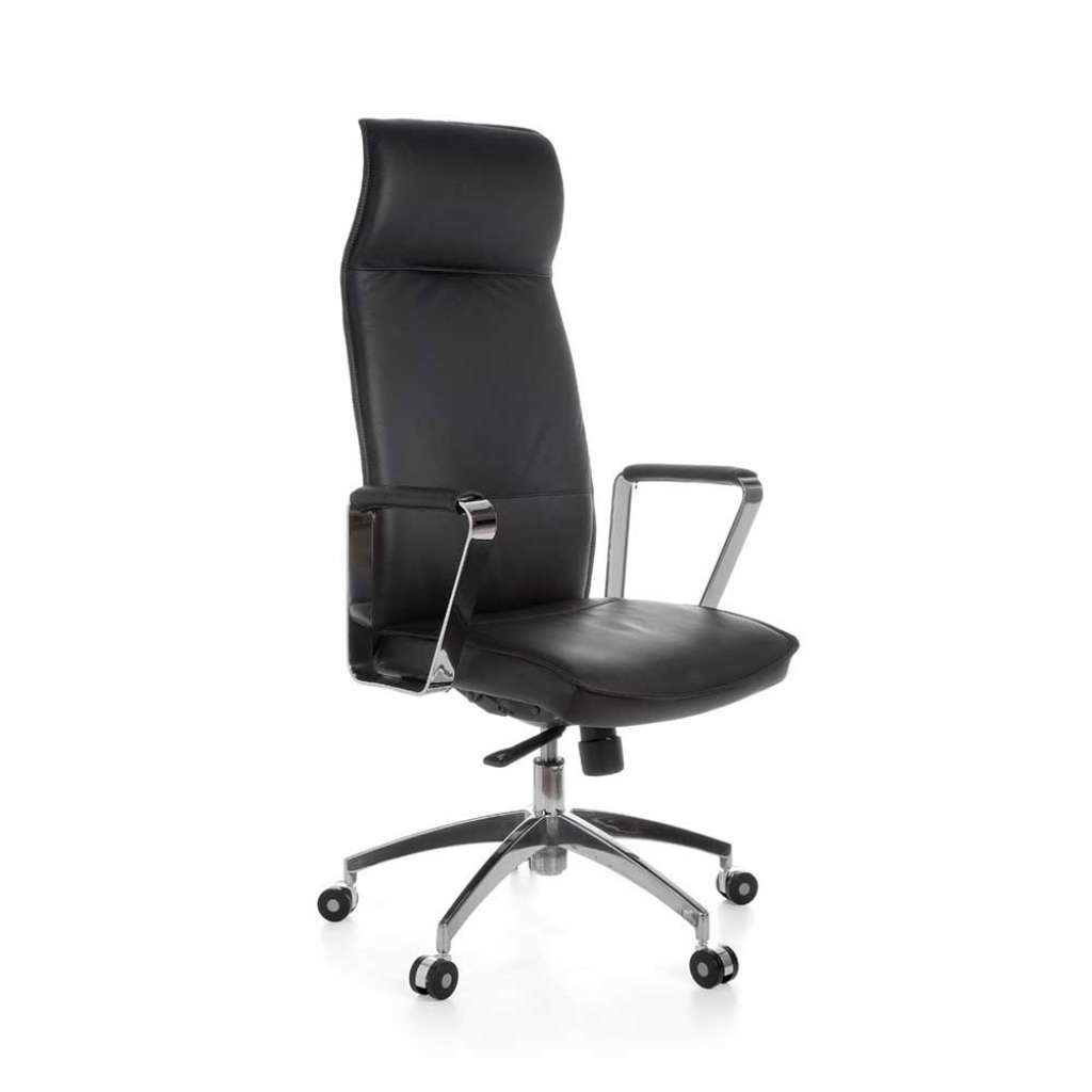 Hochwertiger Chefsessel mit höhenverstellbarem Sitz Gestell aus Metall