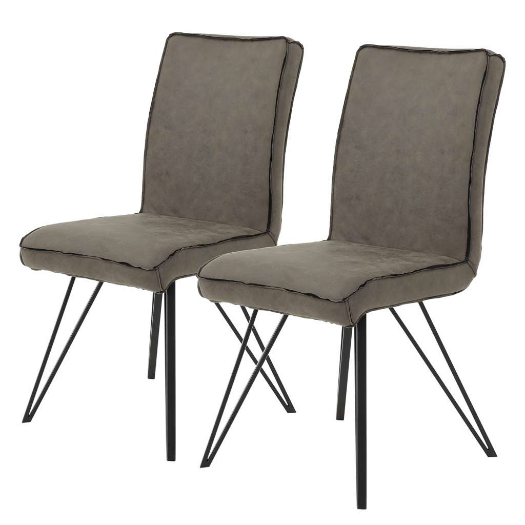 home24 Polsterstuhl Dampar (2er-Set)