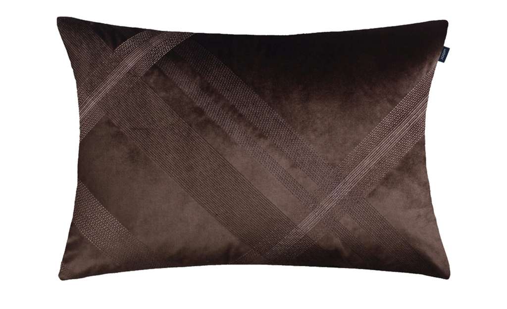 JOOP! Kissen  J-Checks ¦ braun ¦ Polyester Heimtextilien > Kissen > Dekokissen - Höffner