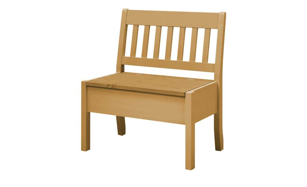 maison bleue Sitzbank mit Stauraum massiv  Bendix ¦ holzfarben Bänke > Holzbänke - Höffner