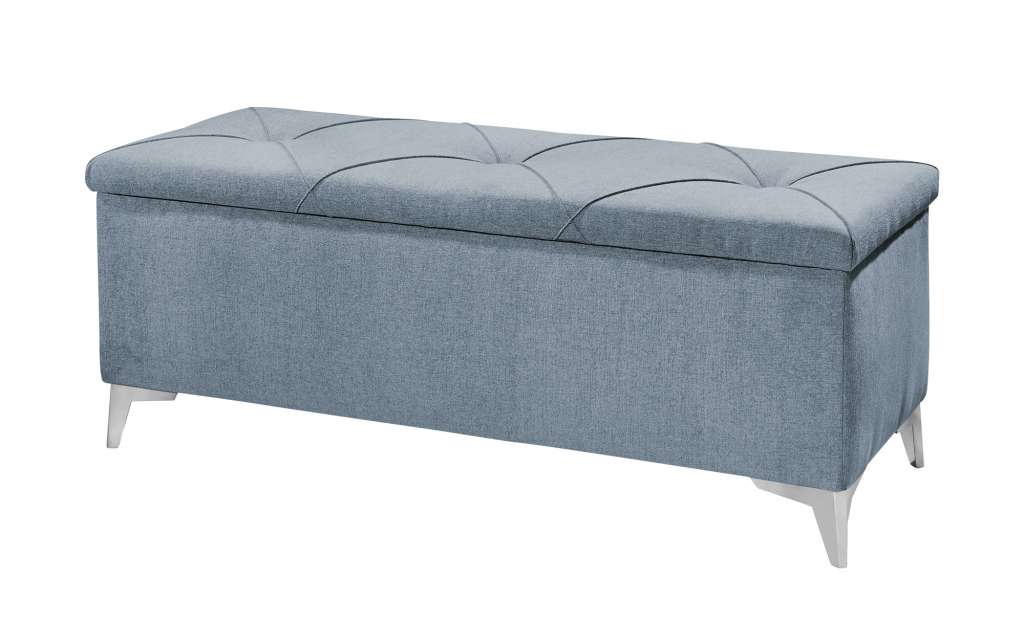 meinBett Bettbank mit Stauraum Chester ¦ blau Bänke > Einzelbänke - Höffner