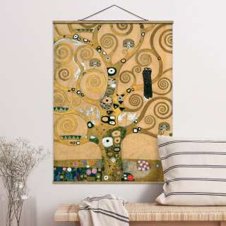 home24 Stoffbild  Gustav Klimt Der Lebensbaum