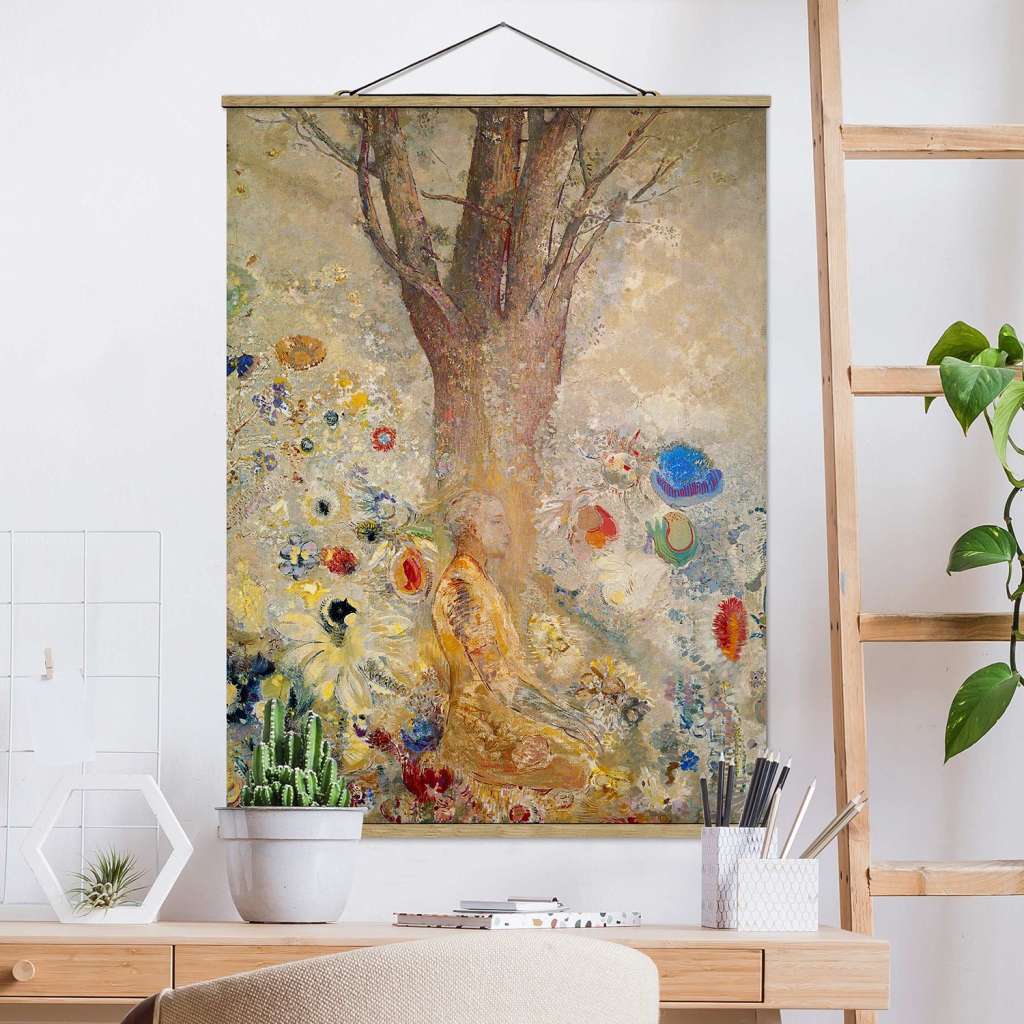 home24 Stoffbild Odilon Redon Der Buddha