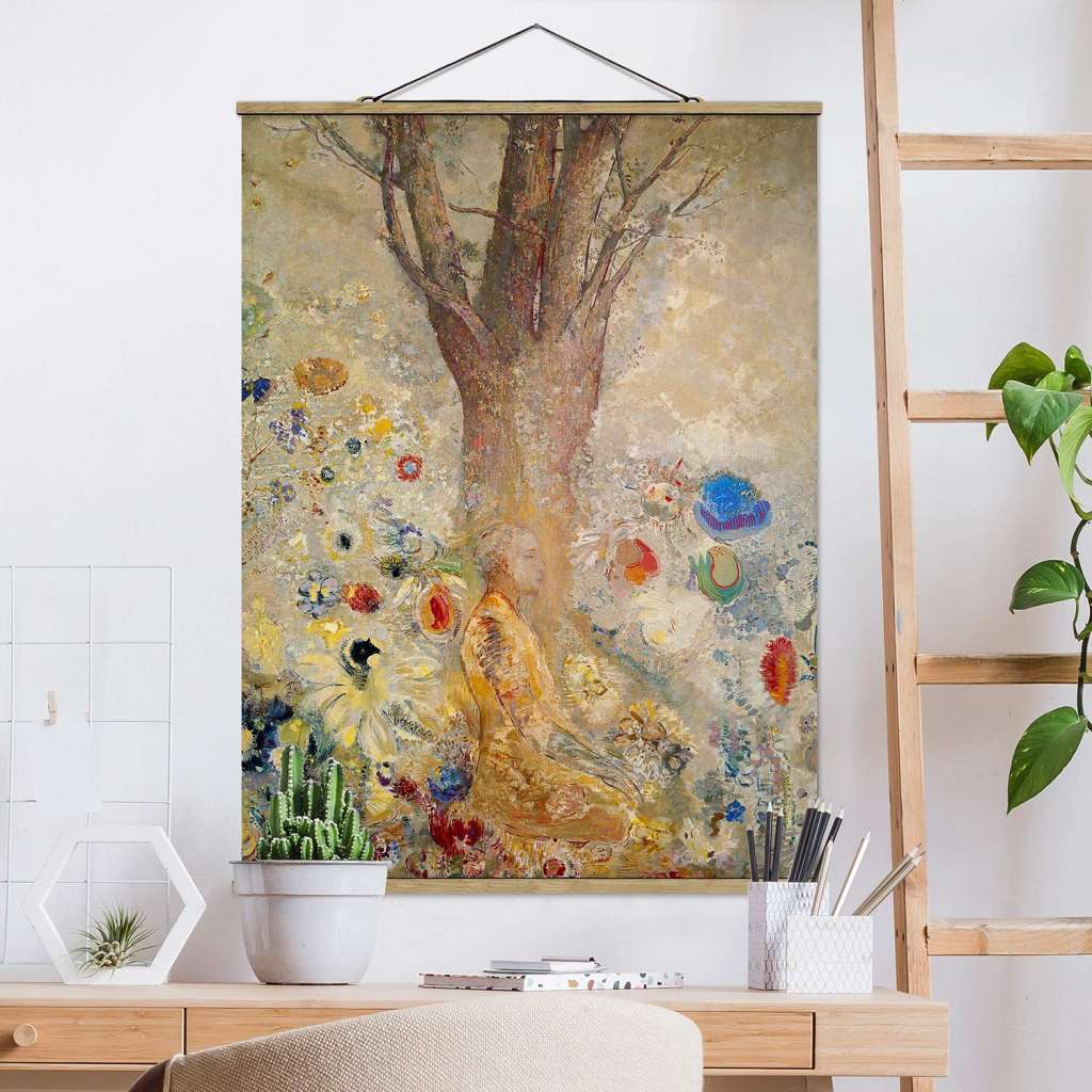 home24 Stoffbild Odilon Redon Der Buddha