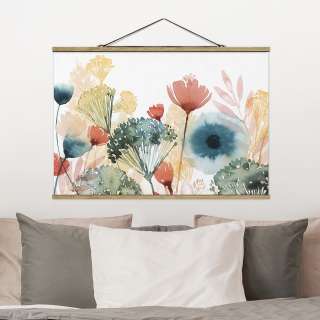 home24 Stoffbild Wildblumen im Sommer I