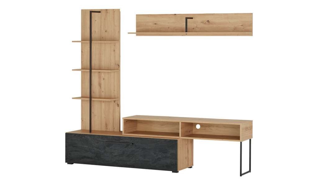 Wohnwand  Anzio ¦ holzfarben Wohnwände - Höffner