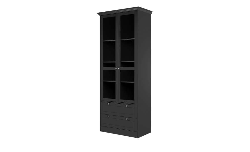 Vitrine  Laurito ¦ grau Kommoden & Sideboards > Vitrinen - Höffner