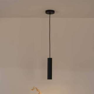 Schwarze Hängelampe aus Stahl modernem Design