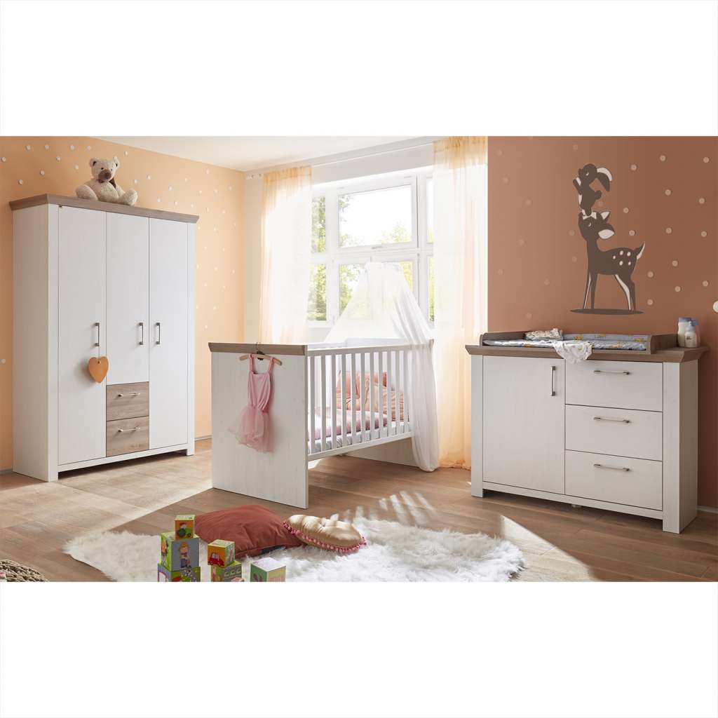home24 Babyzimmer-Set New York II (3-teilig)