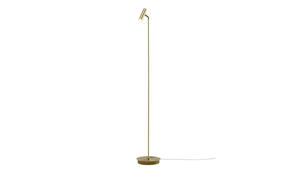 LED-Stehleuchte, 1-flammig, messing ¦ gold Lampen & Leuchten > Innenleuchten > Stehlampen - Höffner
