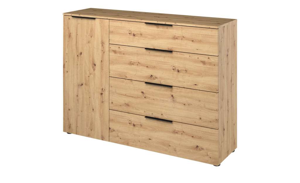 Sideboard mit 1 Tür und 4 Schüben  Vitreo ¦ holzfarben Kommoden & Sideboards > Kommoden - Höffner
