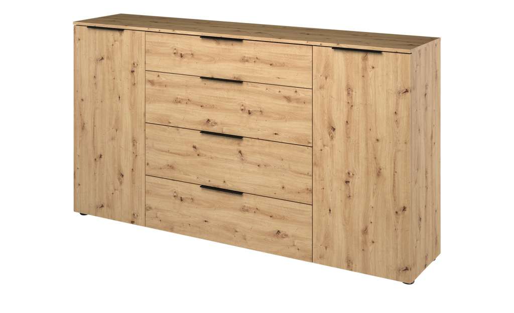 Sideboard mit 2 Türen und 4 Schüben  Vitreo ¦ holzfarben Kommoden & Sideboards > Kommoden - Höffner