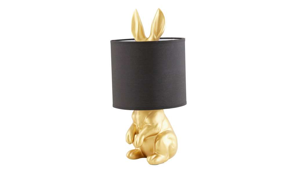 for friends Tischleuchte, 1-flammig, goldfarben `Hase´ ¦ gold Ø: 20 Lampen & Leuchten > Innenleuchten > Tischlampen - Höffner