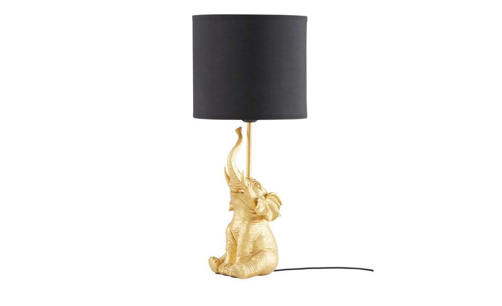 for friends Tischleuchte, 1-flammig, goldfarben `Elefant´ ¦ gold Ø: 20 Lampen & Leuchten > Innenleuchten > Tischlampen - Höffner