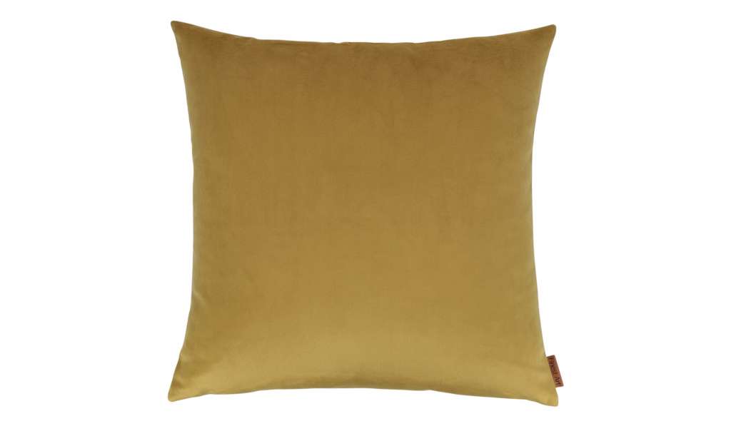 Wendekissen  Fluffy ¦ gelb ¦ 100% Federfüllung, Velour Heimtextilien > Kissen > Dekokissen - Höffner