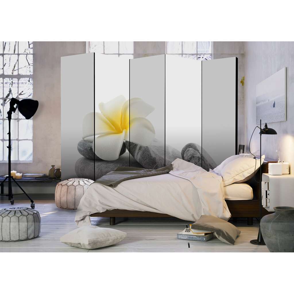 home24 Paravent White Lotus