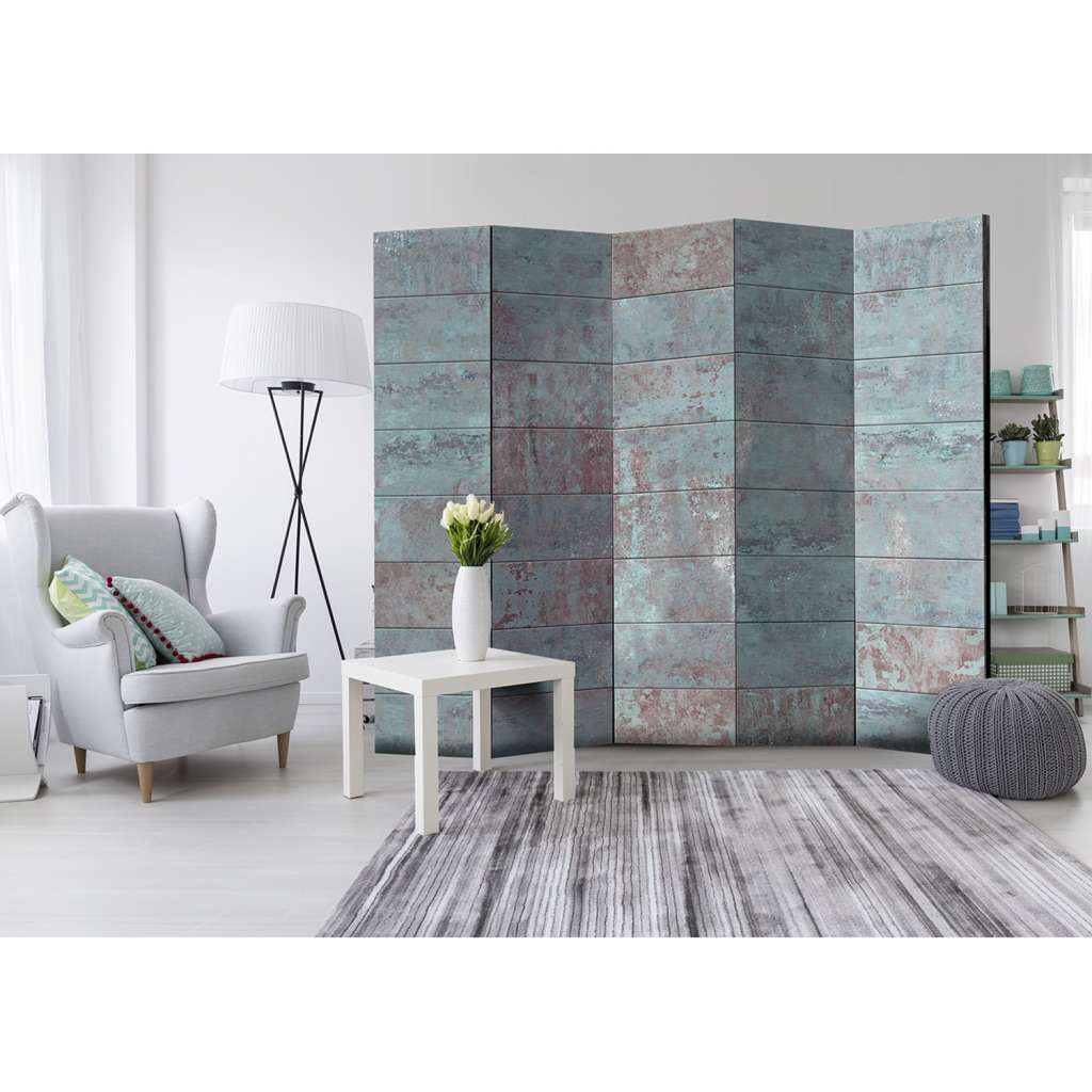 home24 Paravent Turquoise Concrete