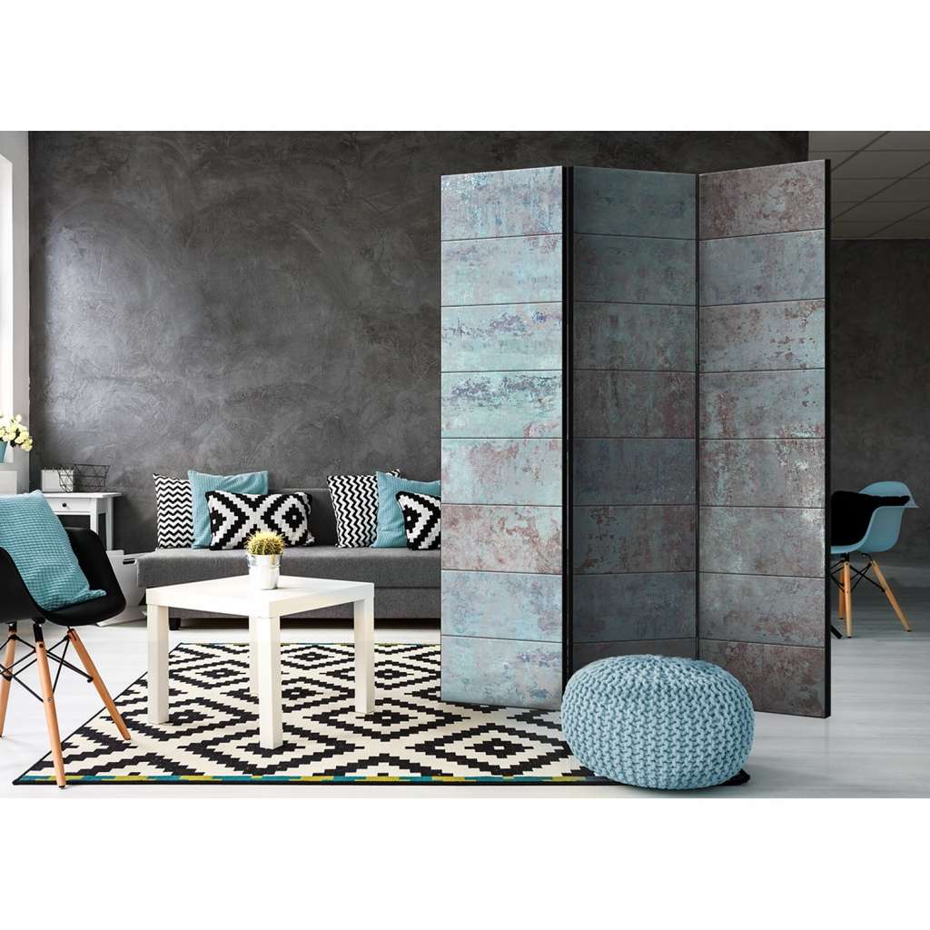 home24 Paravent Turquoise Concrete