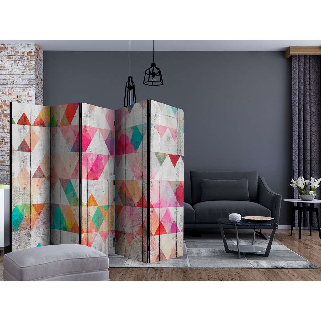 home24 Paravent Rainbow Triangles