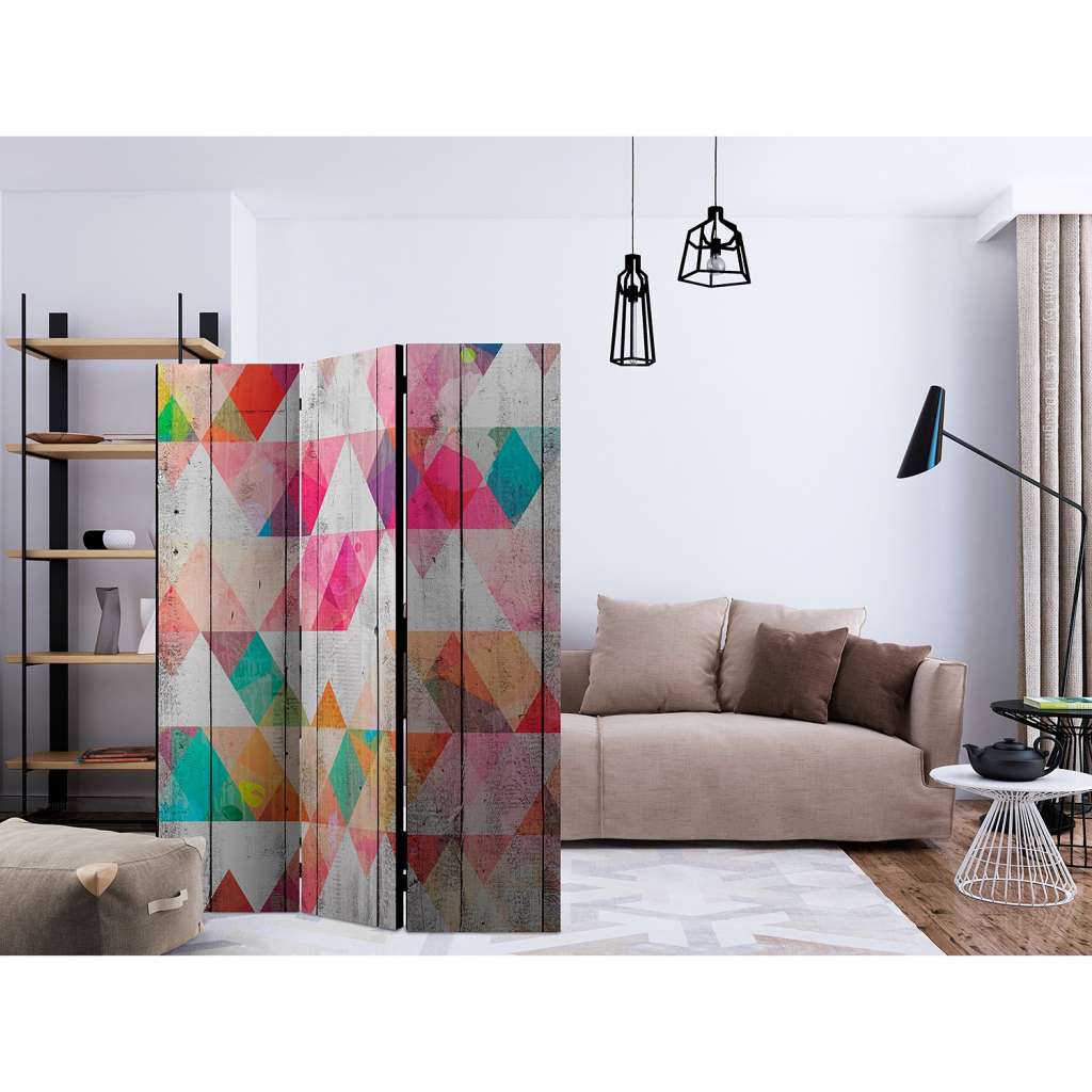 home24 Paravent Rainbow Triangles