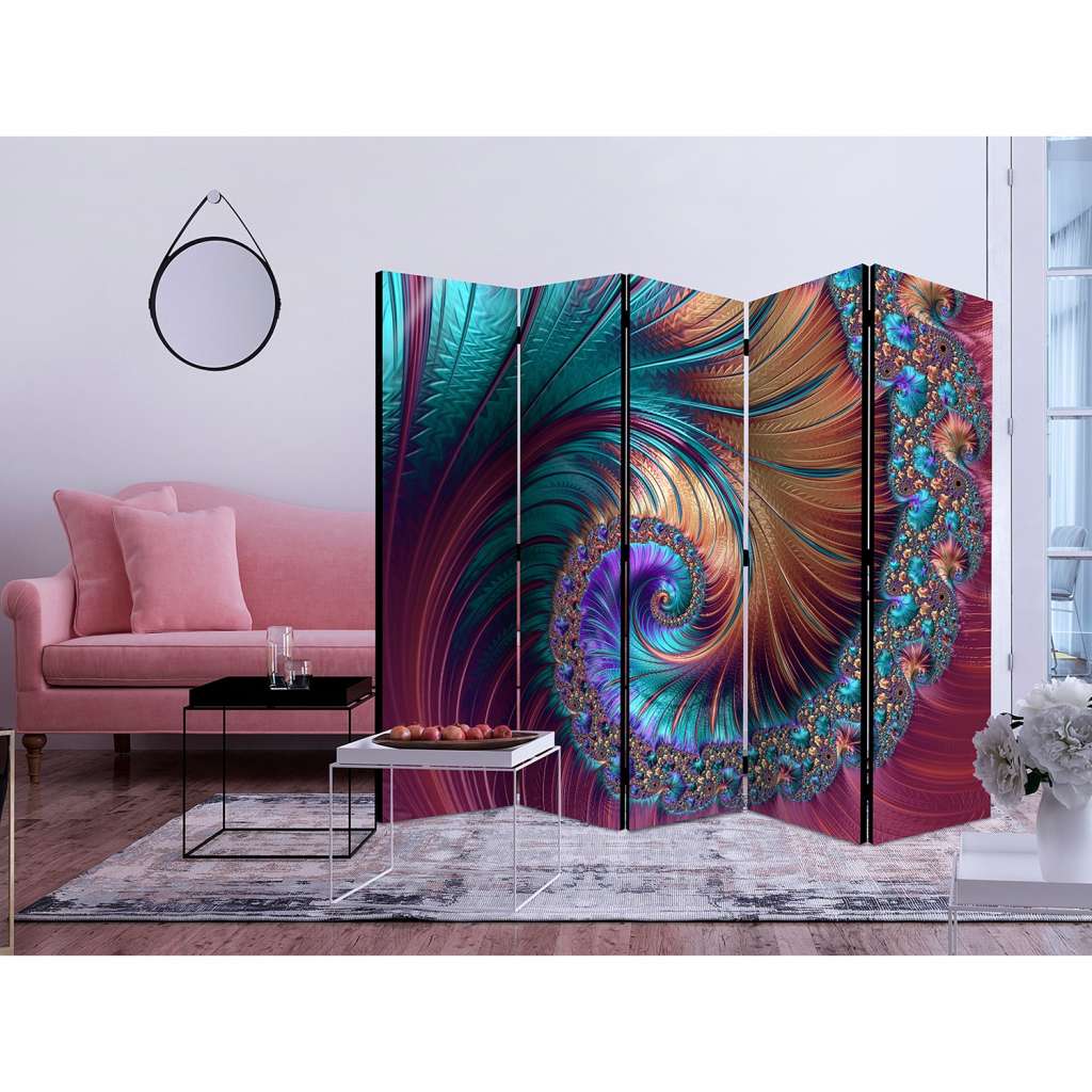 home24 Paravent Peacock Tail