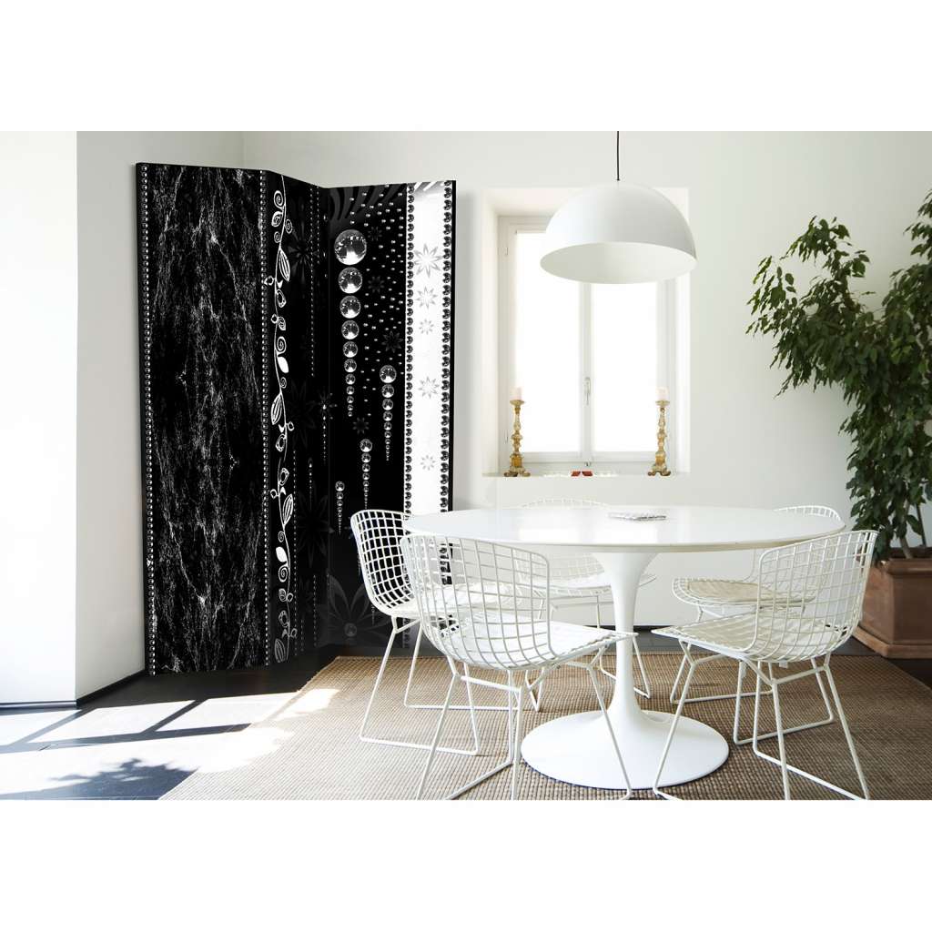 home24 Paravent Black Elegance