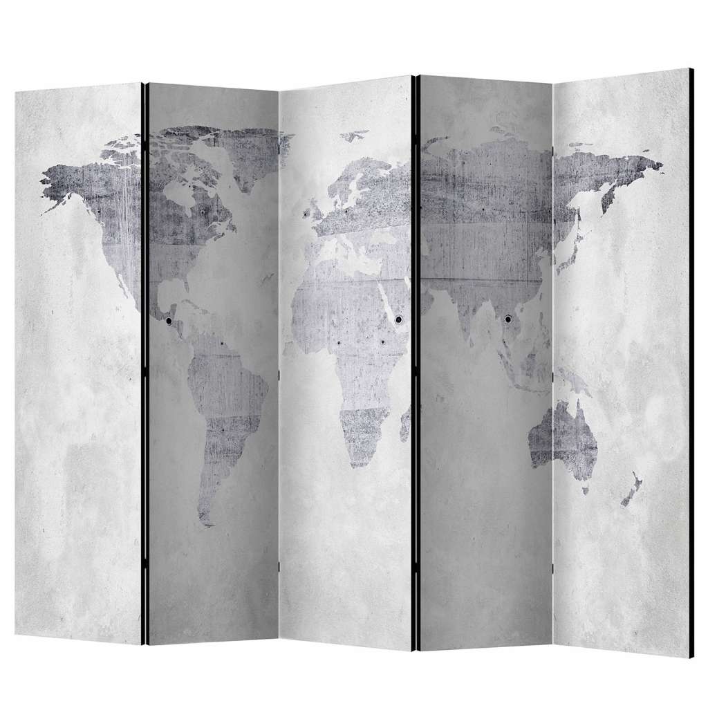home24 Paravent Concrete Map
