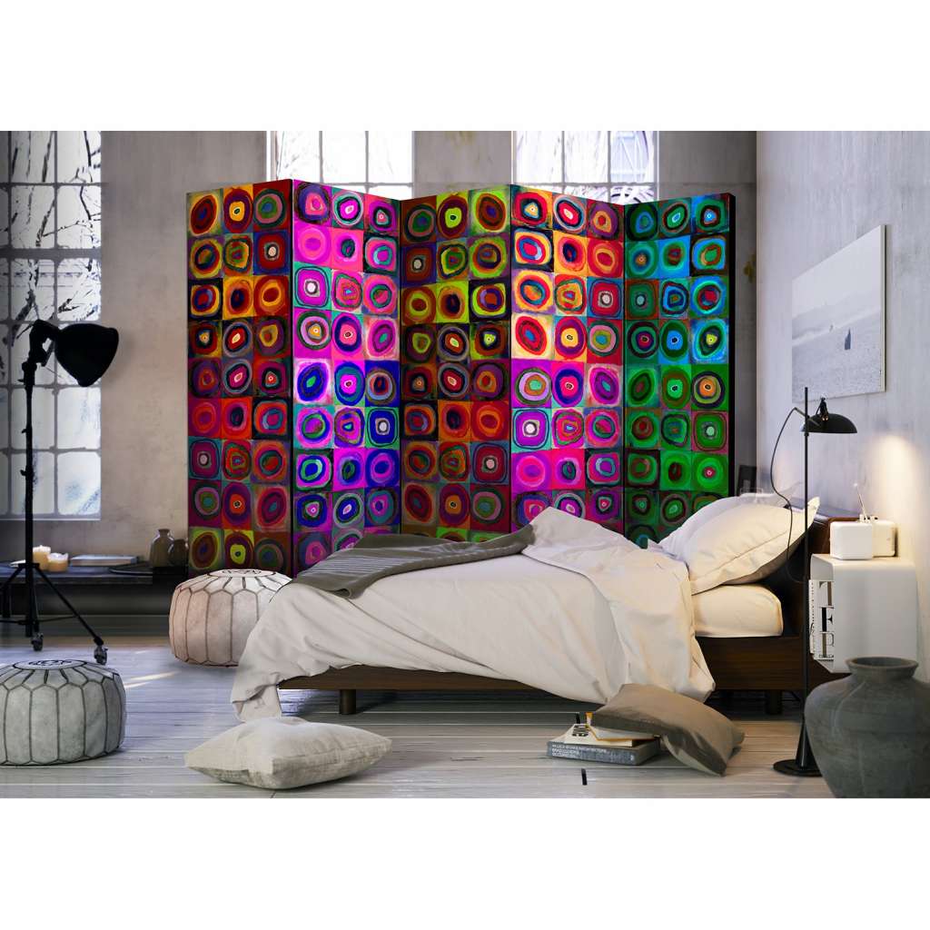 home24 Paravent Colorful Abstract Art