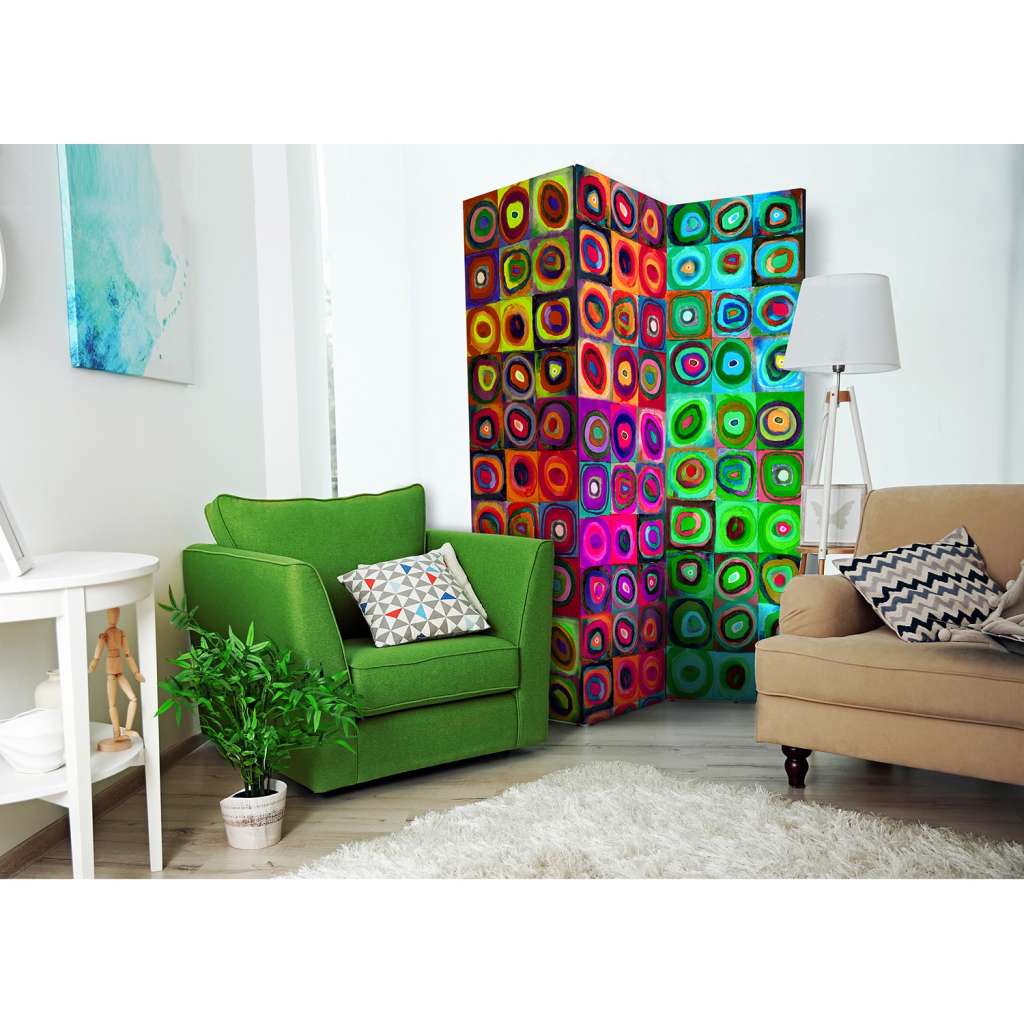 home24 Paravent Colorful Abstract Art