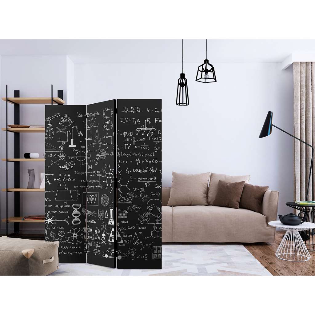 home24 Paravent Science on Chalkboard