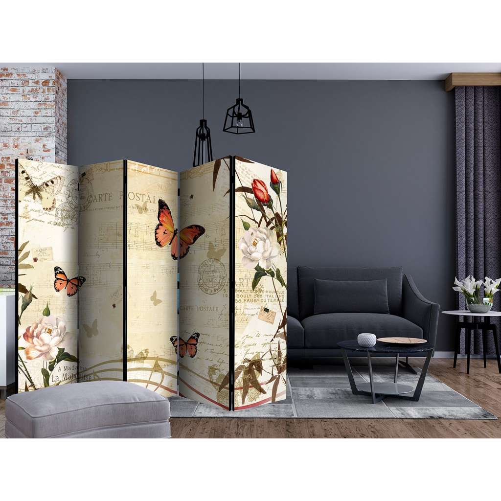 home24 Paravent Melodies of Butterflies