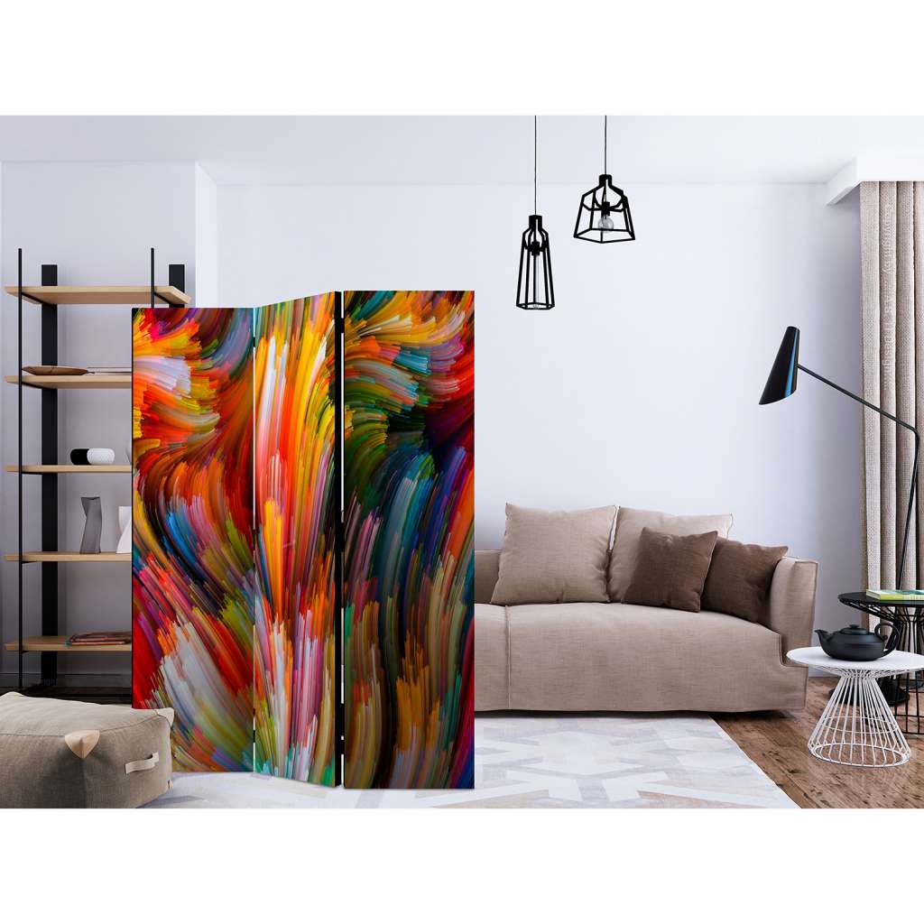 home24 Paravent Rainbow Waves