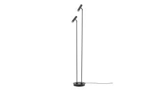 LED-Stehleuchte, 2-flammig, schwarz ¦ schwarz Ø: 22 Lampen & Leuchten > Innenleuchten > Stehlampen - Höffner