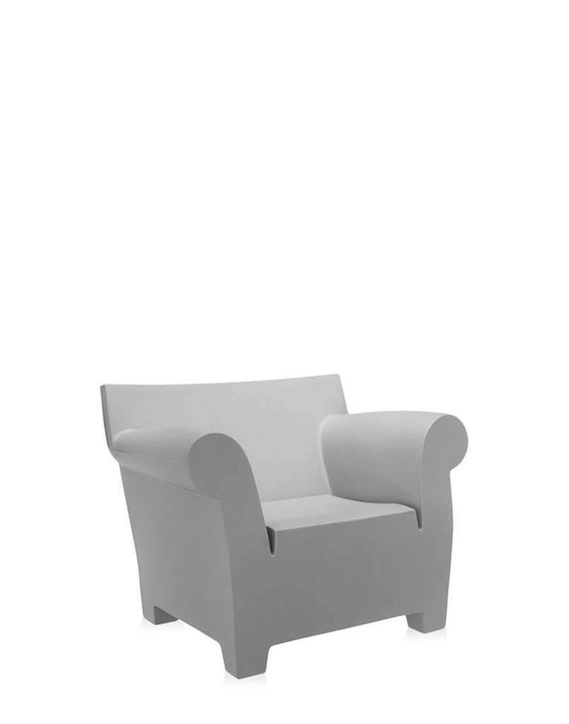 Kartell - Bubble Club Sessel - hellgrau - outdoor