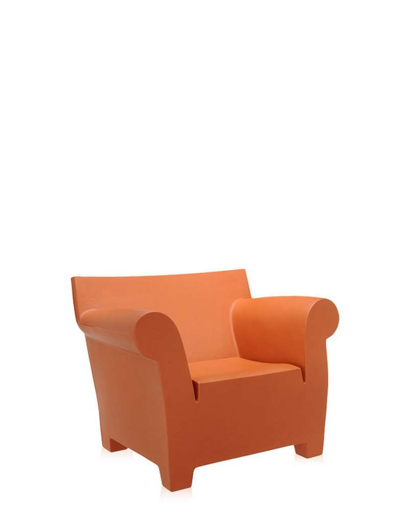 Kartell - Bubble Club Sessel - erdrot - outdoor