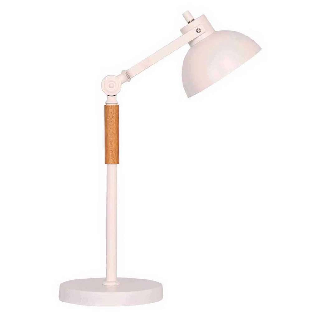 Schreibtischlampe skandinavisches Design Metall und Holz